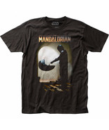 The Mandalorian Mando Meets The Child T-Shirt Black - £12.58 GBP