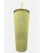 Starbucks Tumbler-New For 2023- Meadow Yellow- Soft Touch - 24oz Venti C... - $401.93 MXN