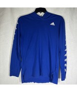 ADIDAS BOYS LONG SLEEVE HOODIE 100% COTTON TEE SHIRT SIZE LARGE 14/16 - $266.17 MXN