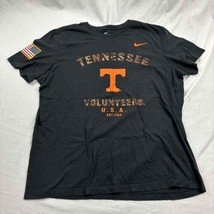 Nike Unisex T-Shirt Black Short Sleeve UT Vols University of Tennessee XL - $15.84