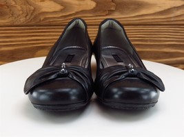 ECCO Size 36 Flat Shoes Black Leather Women M - £22.59 GBP