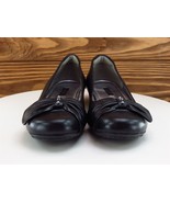 ECCO Size 36 Flat Shoes Black Leather Women M - £22.68 GBP