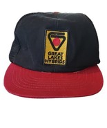 Vintage Great Lakes Hybrids Patcher Farmer Trucker Hat Snapback Swingste... - $28.92