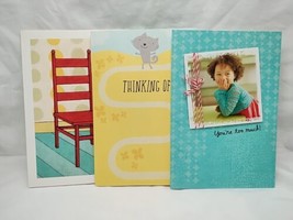 (3) Hallmark Shoebox Positive Greeting Cards 5&quot; X 7&quot; - £11.62 GBP