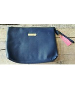 ISAAC MIZRAHI NEW YORK Navy Blue Handbag Satchel Two Zipper Pockets IM-6... - £29.48 GBP