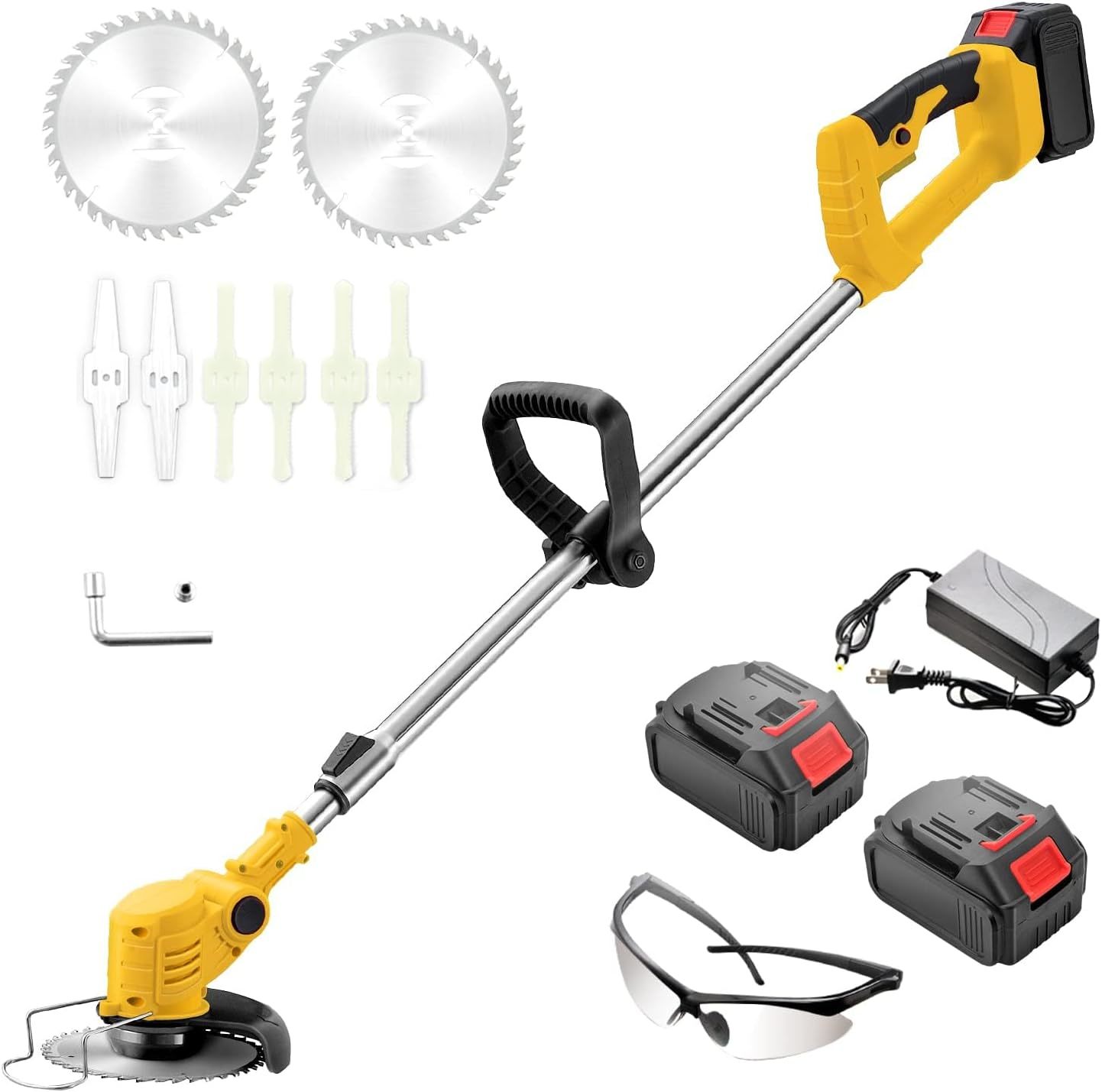 With Metal Blades And 21V 4.0Ah Batteries, The Trulywin Weed, And Yard Use. - $90.96