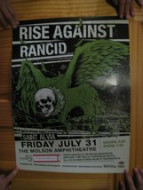 Rise Against Rancid Poster July 31 Molson Ampitheatre - $89.99