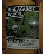 Rise Against Rancid Poster July 31 Molson Ampitheatre - $1,663.73 MXN
