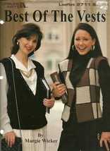 Leisure Arts Best of the Vests Pattern Leaflet 2711 Crochet - $6.99
