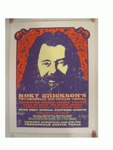Roky Erickson Silkscreen Poster Psychadelic Ice Cream Social Signed And ... - £79.74 GBP