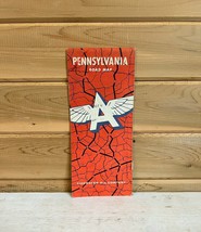Vintage Flying A Road Map 1956 Pennsylvania Tidewater Oil - $729.75 MXN