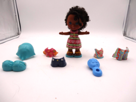 Snap N Style Brown Hair Themina Doll with Outfits and Shoes Fisher Price - $32.67