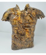 Old Vintage Nude Male Torso Bust Art Pottery Man Body Nude Art - $129.26 CAD