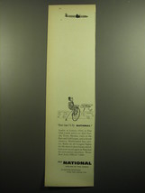 1957 National Airlines Ad - Next time I&#39;ll fly National - £14.61 GBP