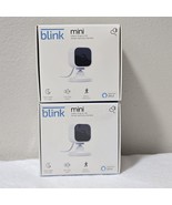 Blink Mini Indoor 1080p Wi-Fi Security Camera BCM00300U White 2 Pack New... - $53.23 CAD