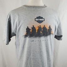 Vintage Harley Davidson &quot;Brothers&quot; T-Shirt Large  Mountain Creek Georgia Biker - £16.98 GBP