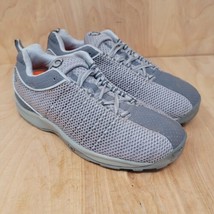 Pearl Izumi Mens Cycling Shoes 8.5 M Gray 5052 Lace Up Low Top Mesh Snea... - $38.87