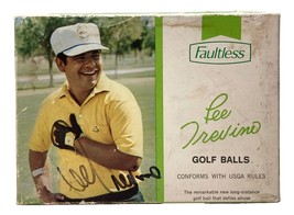Lee Trevino Autografato Faultless Palline da Golf Scatola Bas - £116.27 GBP
