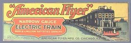 American Flyer Mfg. Co. SET BOX LABEL ADHESIVE STICKER Form 7702 Trains ... - $9.98