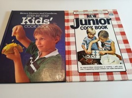 2 Vintage Better Homes and Gardens New Junior Cookbook and Kids Cooking ... - £18.20 GBP