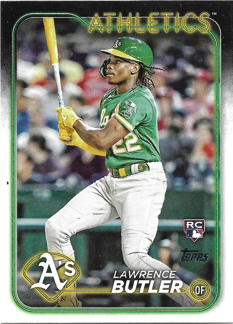 Lawrence Butler 2024 Topps Rookie #676 Oakland Athletics Baseball Card