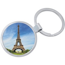 Eiffel Tower Paris Keychain - Includes 1.25 Inch Loop for Keys or Backpack - £8.60 GBP