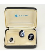 Vintage Envoy Cuff Links &amp; Tie Pin K NEW With Case - €11,00 EUR