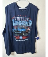 Way To Celebrate Patriotic Vintage Legend Car Muscle Blue T Shirt Size 3XL - $27.06 CAD