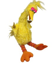 24&quot; Vintage Child Horizon Sesame Big Bird Finger Puppet Stuffed Animal Plush - £66.70 GBP