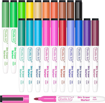 Magnetic Whiteboard Markers, 20 Pieces Fine Tip and Eraser, Dry Erase Wh... - $17.65
