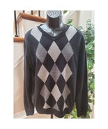 APT.9 Men&#39;s Black Acrylic Long Sleeve V-Neck Pullover Knit Sweater Size ... - $36.55 CAD