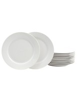 Gibson Home Noble Court 7.5 inch Dessert Plate Set in White, Set of 12 - $59.91