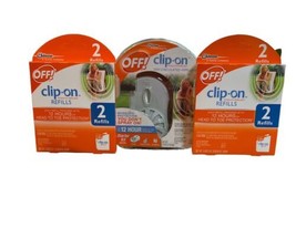 OFF! Clip On Mosquito Repellent Fan Unit Circular Shape and Two Packs 2 ... - £28.69 GBP