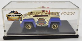 *B6) Vintage Matchbox Mattel Hero City 2004 Toy Fair Gold Whistle Model Car - $14.84