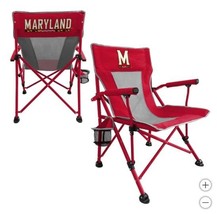 Maryland Terrapins Hard Arm Chair Red NCAA Tailgating Camping Cup Holder - $1,854.00 MXN