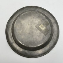 Antique 8-1/2” Pewter Plate MW Vintage - £49.32 GBP