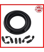 Resilient 10FT 6AN Braided Fuel Line - High Pressure &amp; Temperature Resis... - $1,129.41 MXN