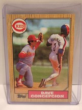 Dave Concepcion 1987 Topps #731  Great Condition Baseball Cards - £1.98 GBP