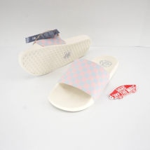 Vans Women Slide-on Slippers Sandals VN0A45JQ2FL Checkerboard Blue Pink Size 5 - £27.39 GBP