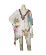 Z &amp; L Floral Bohemian Swimsuit Cover Up Caftan One Size - £46.70 GBP