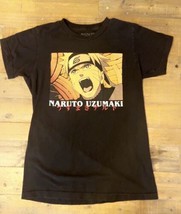 Naruto Mens Black Graphic T Shirt - Naruto Uzumaki - Size Small - $9.90