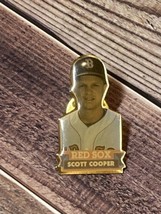 Red Sox Pin Scott Cooper baseball lapel badge 1990 vintage - £3.92 GBP