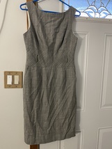 Banana Republic Size 6 Grey Belted Dress - £15.81 GBP