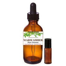 Perfume Studio Warm Amber Pure Parfum for Men - 30ml/1oz Amber Glass Dropper Bot - £20.83 GBP