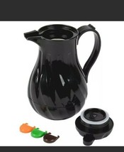 20 oz. Black  Hot Beverage Swirl Thermal Insulated Coffee Carafe Server - £9.46 GBP