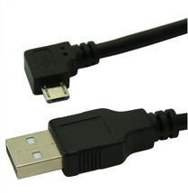 6Ft Usb 2.0 Type A Male To Right Angled Micro-B 5-Pin Cable - £11.95 GBP