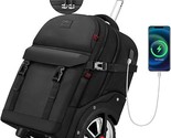 Rolling Backpack For Adults With Wheels, 17 Inch Large Wheeled Backpack ... - $203.99