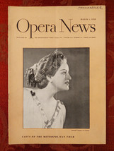 METROPOLITAN OPERA NEWS Magazine March 1 1948 Astrid Varnay Wagner&#39;s Tan... - £11.24 GBP