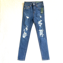 Wild Fable High Rise Skinny Jeans Womens 2 Distressed Stretch Denim Pants 26x29 - £8.23 GBP