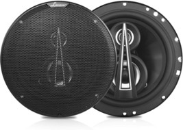 Upgraded Standard 6.5&quot; 3 Way Triaxial Speakers Full Range Sound w 200 Watts and  - £54.05 GBP